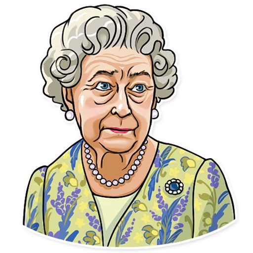 😟 Стикер «The Queen» для Telegram