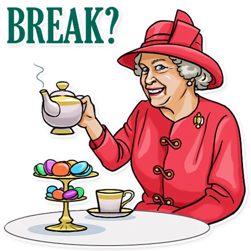🍰 Стикер «The Queen» для Telegram