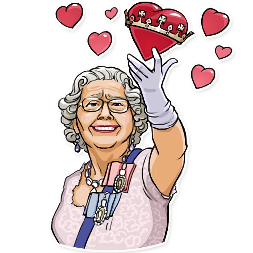 😘 Стикер «The Queen» для Telegram
