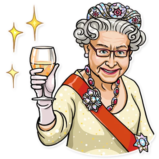✌ Стикер «The Queen» для Telegram