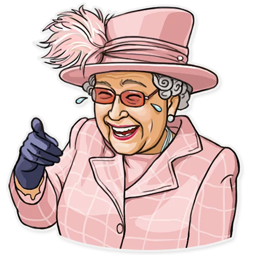 Стикерпак The Queen для Telegram — скачать