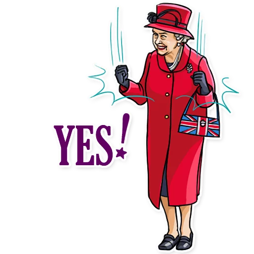 👍 Стикер «The Queen» для Telegram