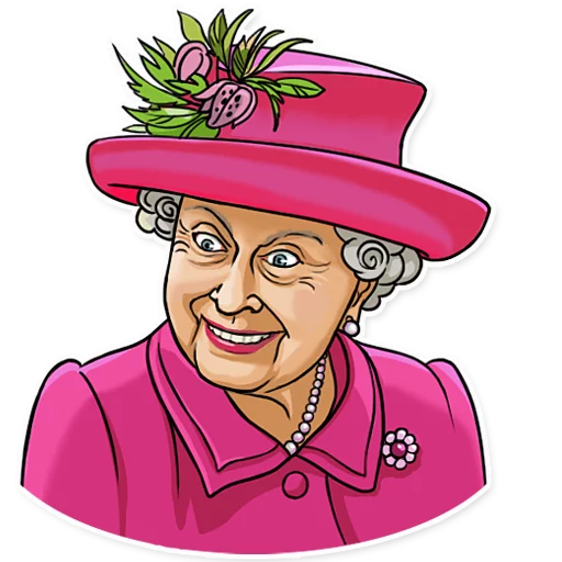 😬 Стикер «The Queen» для Telegram