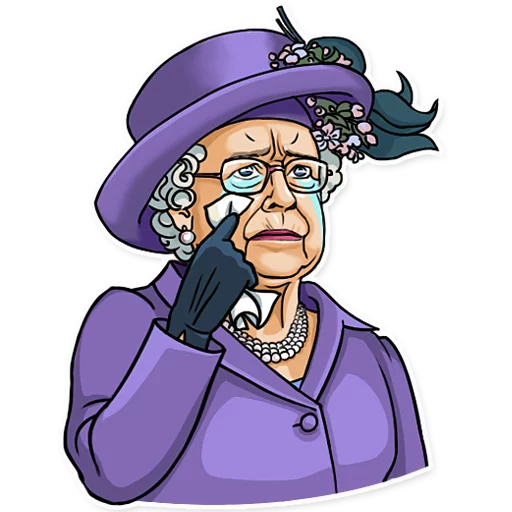 😭 Стикер «The Queen» для Telegram