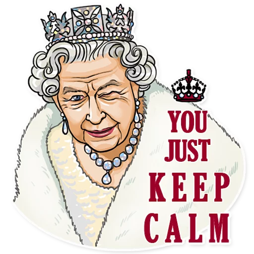 😉 Стикер «The Queen» для Telegram