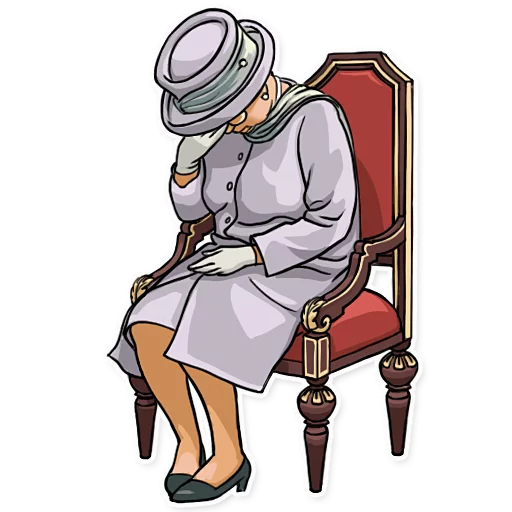 🤦 Стикер «The Queen» для Telegram