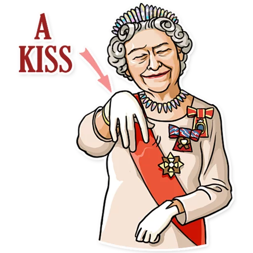 😌 Стикер «The Queen» для Telegram