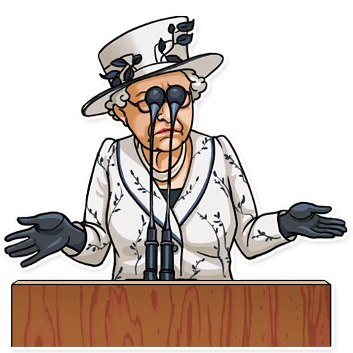 🙈 Стикер «The Queen» для Telegram