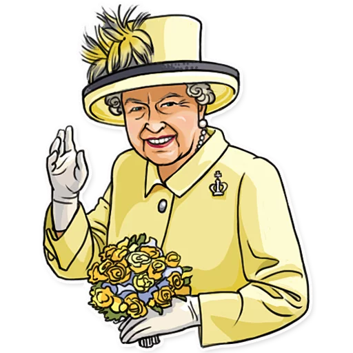 👋 Стикер «The Queen» для Telegram