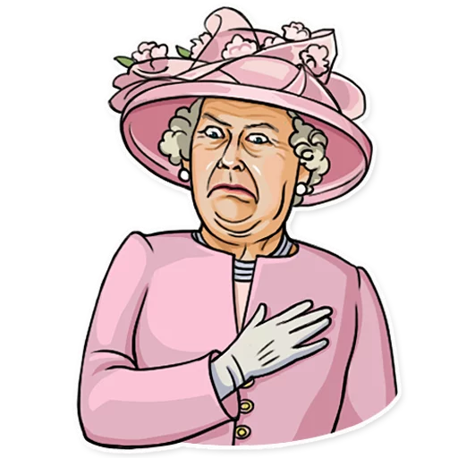 😨 Стикер «The Queen» для Telegram