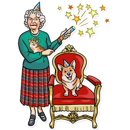 🎉 Стикер «The Queen» для Telegram