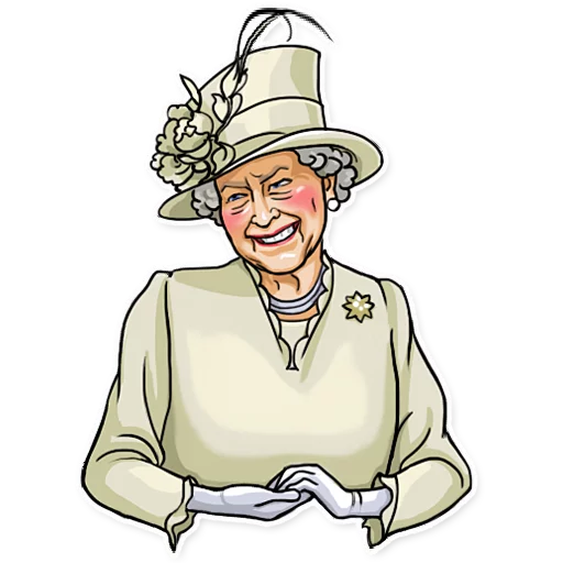 ☺️ Стикер «The Queen» для Telegram