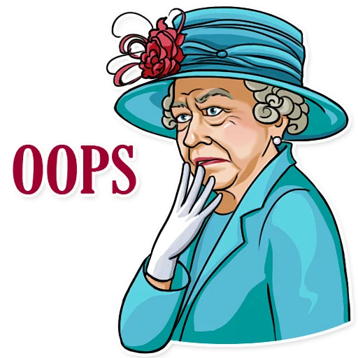 😧 Стикер «The Queen» для Telegram