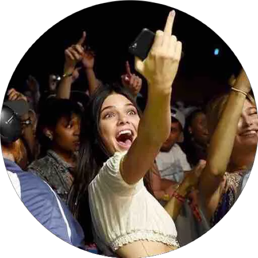 🖕 Стикер «KJ da queen» для Telegram