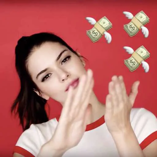 💸 Стикер «KJ da queen» для Telegram