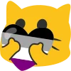 ❤️ Эмодзи «QueerCats» для Telegram