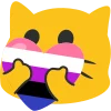 ❤️ Эмодзи «QueerCats» для Telegram