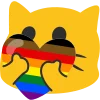 ❤️ Эмодзи «QueerCats» для Telegram