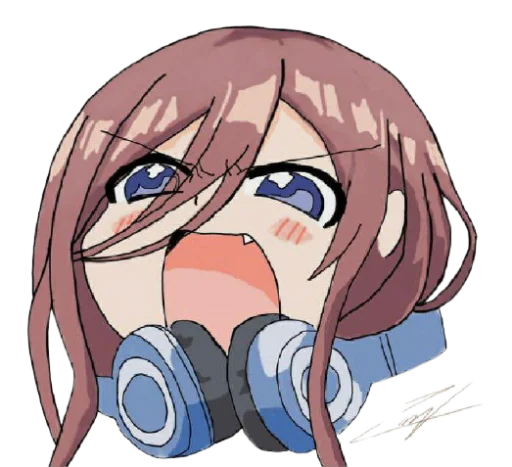 😡 Стикер «Quintessential quintuplets» для Telegram