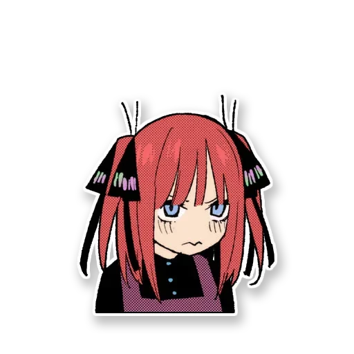 😖 Стикер «Quintessential quintuplets» для Telegram