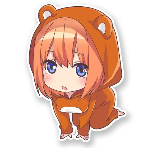 😶 Стикер «Quintessential quintuplets» для Telegram