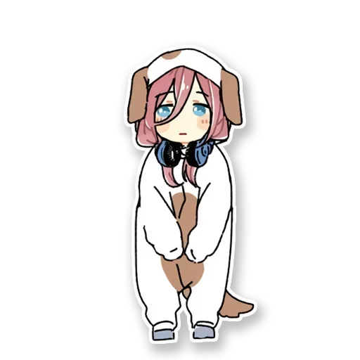 😐 Стикер «Quintessential quintuplets» для Telegram