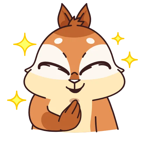 Стикер 14 Quip the Chipmunk in the City of the Deaf