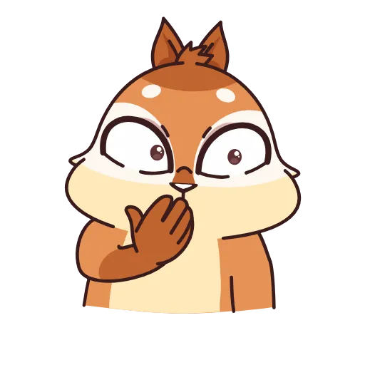 Стикер 17 Quip the Chipmunk in the City of the Deaf