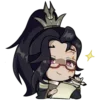 Стикер 25 Tgcf X Genshin