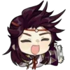 Стикер 7 Tgcf X Genshin