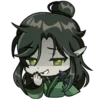 Стикер 24 Tgcf X Genshin