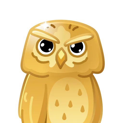 🔑 Стикер «Purple Owl» для Telegram