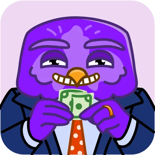💸 Стикер «Purple Owl» для Telegram