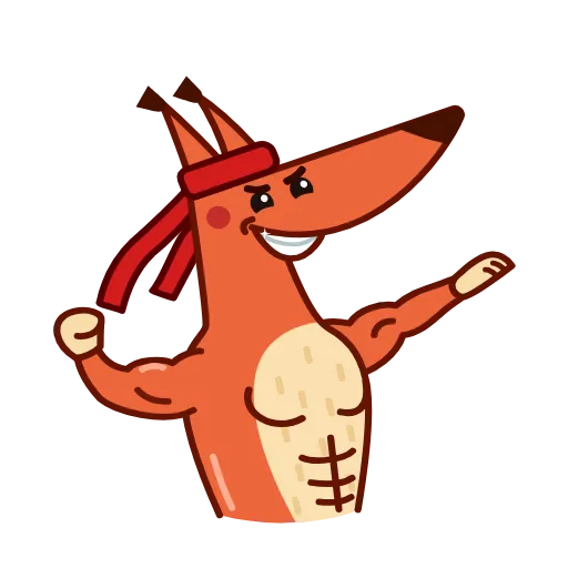 💪 Эмодзи «Red Squirrel» для Telegram