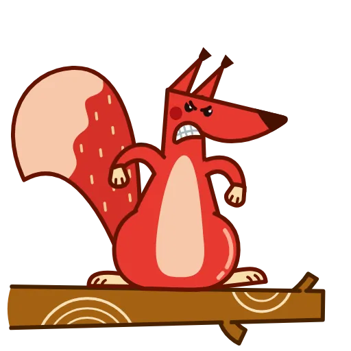 😠 Эмодзи «Red Squirrel» для Telegram