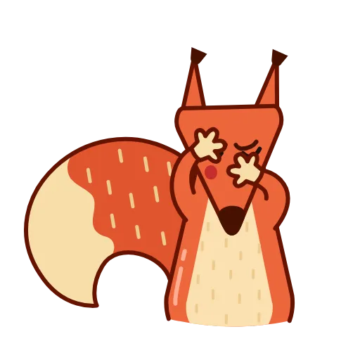 🤦‍♀ Эмодзи «Red Squirrel» для Telegram