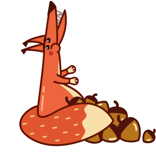 🍽 Эмодзи «Red Squirrel» для Telegram