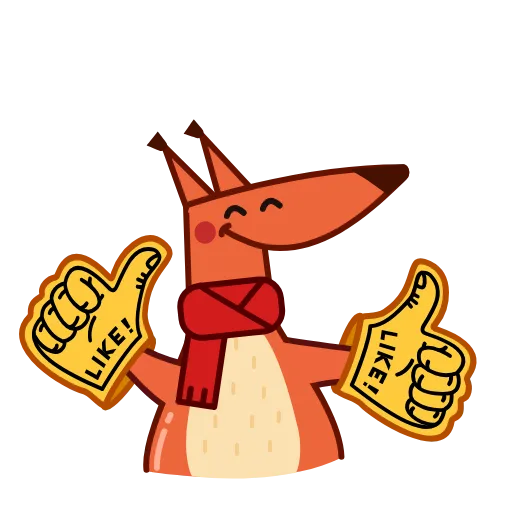 👍 Эмодзи «Red Squirrel» для Telegram