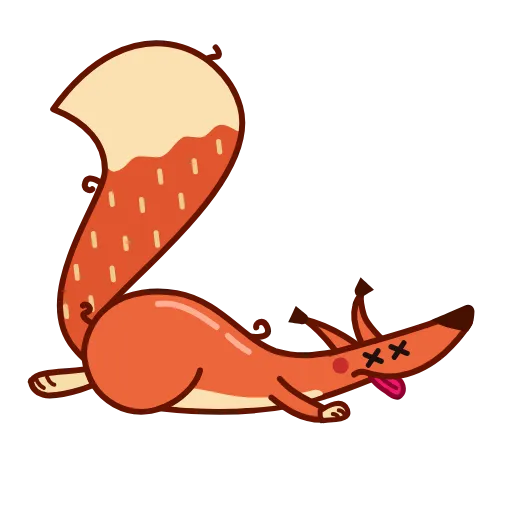 😵 Эмодзи «Red Squirrel» для Telegram