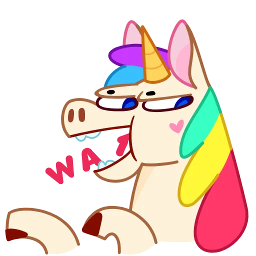 🤔 Эмодзи «Rainicorn» для Telegram