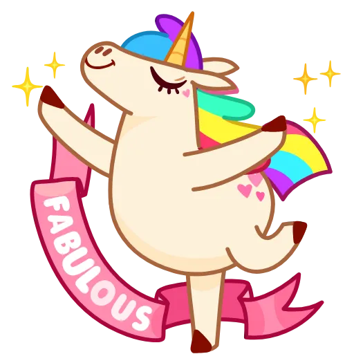 ✨ Эмодзи «Rainicorn» для Telegram
