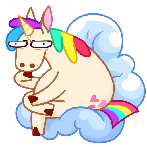 🤔 Эмодзи «Rainicorn» для Telegram