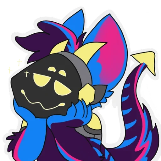 😈 Стикер «rasputin furry» для Telegram