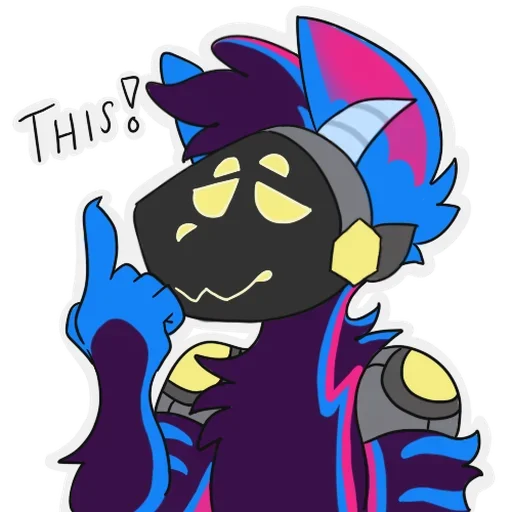 👆 Стикер «rasputin furry» для Telegram