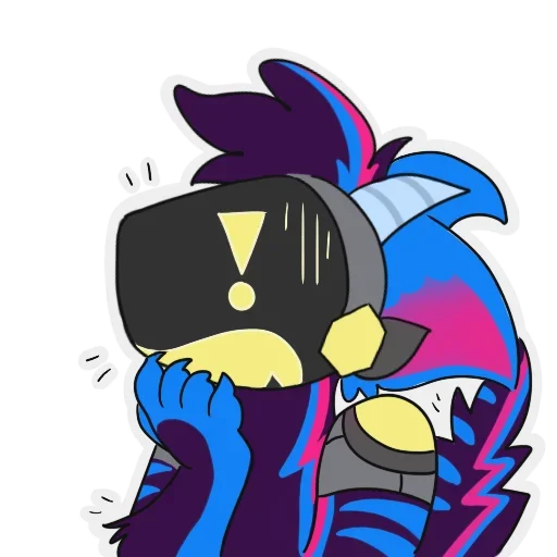 😮 Стикер «rasputin furry» для Telegram