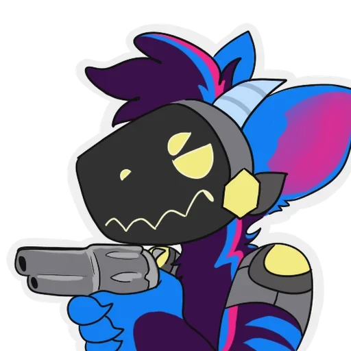 🔫 Стикер «rasputin furry» для Telegram