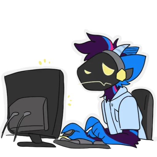 💼 Стикер «rasputin furry» для Telegram