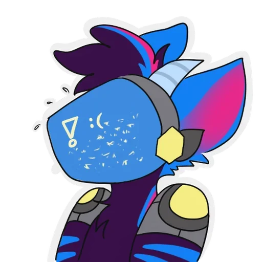 😵 Стикер «rasputin furry» для Telegram