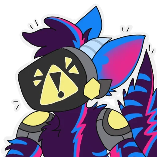 😮 Стикер «rasputin furry» для Telegram