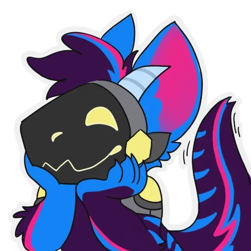 😁 Стикер «rasputin furry» для Telegram